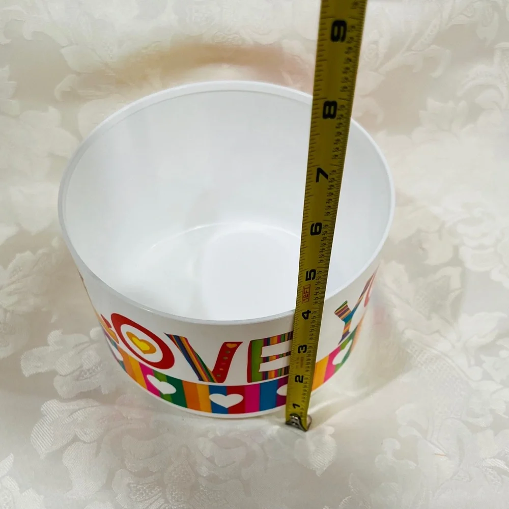 NEW Tupperware I Love You Colorful Stacking Canisters 3 piece set  (LAST one)